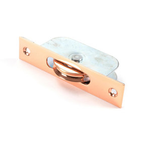 From The Anvil Polished Bronze Square Ended Sash Pulley 75kg