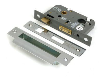 From The Anvil Polished Chrome 2 1/2" Euro Profile Sash Lock