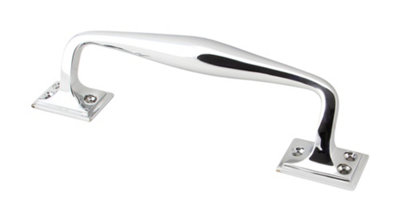 From The Anvil Polished Chrome 230mm Art Deco Pull Handle