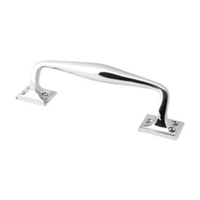 From The Anvil Polished Chrome 230mm Art Deco Pull Handle