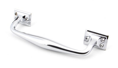From The Anvil Polished Chrome 230mm Art Deco Pull Handle