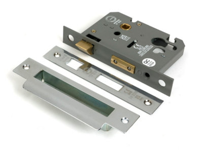 From The Anvil Polished Chrome 3" Euro Profile Sash Lock