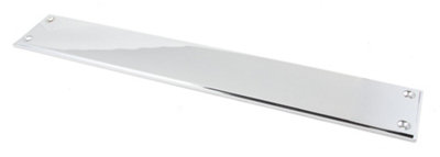 From The Anvil Polished Chrome 425mm Art Deco Fingerplate