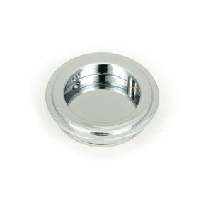 From The Anvil Polished Chrome 60mm Art Deco Round Pull