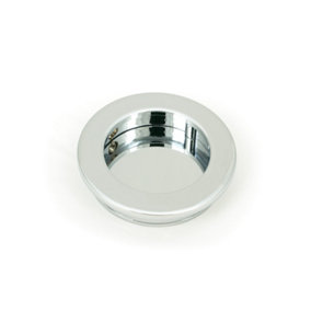 From The Anvil Polished Chrome 60mm Plain Round Pull