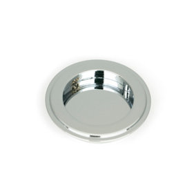 From The Anvil Polished Chrome 75mm Art Deco Round Pull