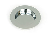 From The Anvil Polished Chrome 75mm Plain Round Pull