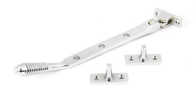 From The Anvil Polished Chrome 8 Inch Reeded Stay