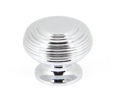 From The Anvil Polished Chrome Beehive Cabinet Knob 40mm