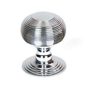 From The Anvil Polished Chrome Beehive Centre Door Knob