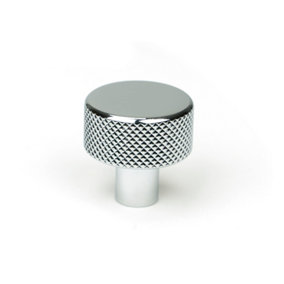 From The Anvil Polished Chrome Brompton Cabinet Knob - 25mm (No rose)