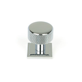 From The Anvil Polished Chrome Brompton Cabinet Knob - 25mm (Square)