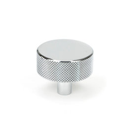 From The Anvil Polished Chrome Brompton Cabinet Knob - 38mm (No rose)