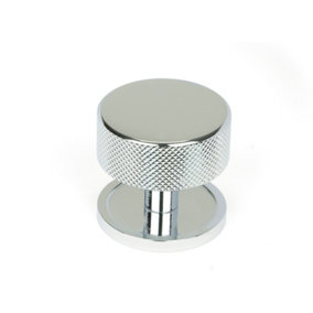 From The Anvil Polished Chrome Brompton Cabinet Knob - 38mm (Plain)