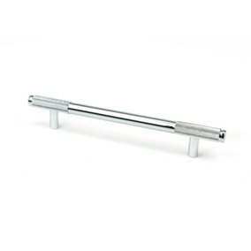 From The Anvil Polished Chrome Half Brompton Pull Handle - Medium