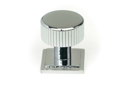 From The Anvil Polished Chrome Judd Cabinet Knob - 25mm (Square)