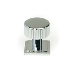 From The Anvil Polished Chrome Judd Cabinet Knob - 25mm (Square)