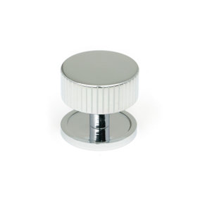 From The Anvil Polished Chrome Judd Cabinet Knob - 38mm (Plain)