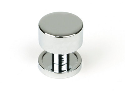 From The Anvil Polished Chrome Kelso Cabinet Knob - 25mm (Plain)