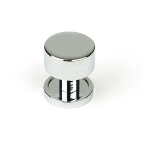 From The Anvil Polished Chrome Kelso Cabinet Knob - 25mm (Plain)
