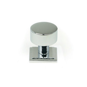 From The Anvil Polished Chrome Kelso Cabinet Knob - 25mm (Square)