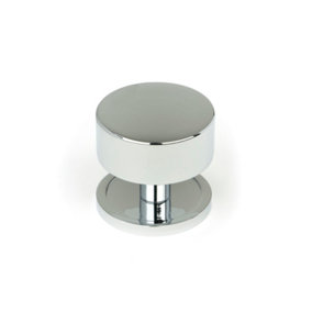 From The Anvil Polished Chrome Kelso Cabinet Knob - 38mm (Plain)