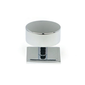 From The Anvil Polished Chrome Kelso Cabinet Knob - 38mm (Square)
