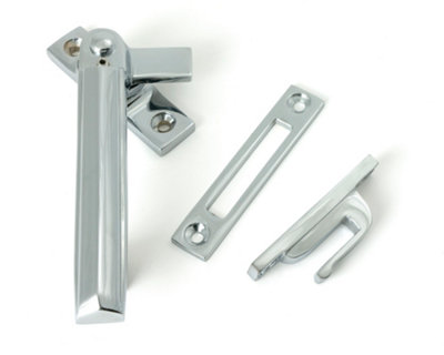 From The Anvil Polished Chrome Locking Art Deco Fastener - LH