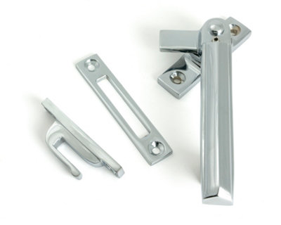From The Anvil Polished Chrome Locking Art Deco Fastener - RH