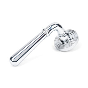 From The Anvil Polished Chrome Newbury Lever on Rose Set (Beehive) - Unsprung
