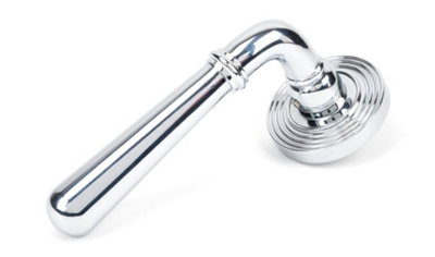 From The Anvil Polished Chrome Newbury Lever on Rose Set (Beehive)