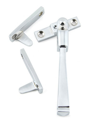 From The Anvil Polished Chrome Night-Vent Locking Avon Fastener