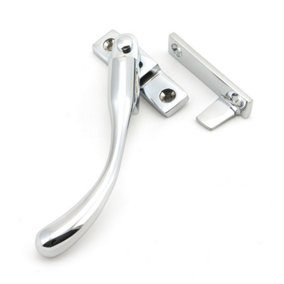 From The Anvil Polished Chrome Night-Vent Locking Peardrop Fastener - LH