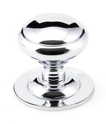 From The Anvil Polished Chrome Round Centre Door Knob