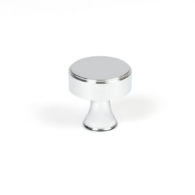 From The Anvil Polished Chrome Scully Cabinet Knob - 25mm