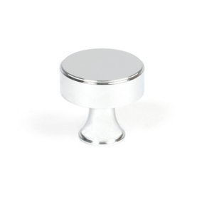 From The Anvil Polished Chrome Scully Cabinet Knob - 32mm
