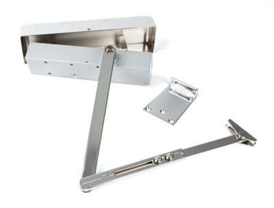 From The Anvil Polished Chrome Size 2-5 Door Closer & Cover