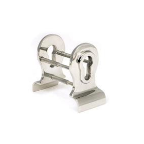 From The Anvil Polished Marine SS (316) 50mm Euro Door Pull (Back to Back fixings)