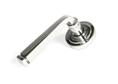 From The Anvil Polished Marine SS (316) Avon Round Lever on Rose Set (Art Deco) U