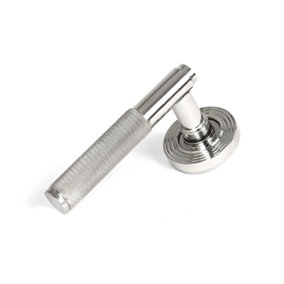 From The Anvil Polished Marine SS (316) Brompton Lever on Rose Set (Beehive) - Unsprung