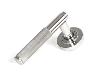 From The Anvil Polished Marine SS (316) Brompton Lever on Rose Set (Plain)