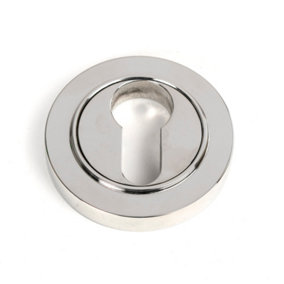 From The Anvil Polished Marine SS (316) Round Euro Escutcheon (Plain)