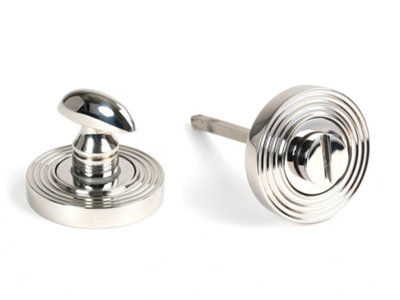 From The Anvil Polished Marine SS (316) Round Thumbturn Set (Beehive)