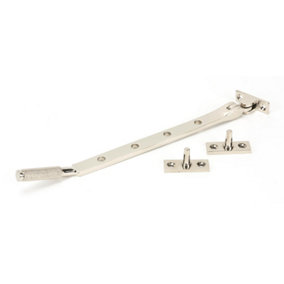 From The Anvil Polished Nickel 10 Inch Brompton Stay