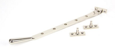 From The Anvil Polished Nickel 12 Inch Newbury Stay
