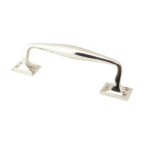 From The Anvil Polished Nickel 230mm Art Deco Pull Handle