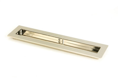 From The Anvil Polished Nickel 250mm Plain Rectangular Pull