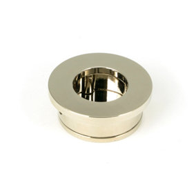 From The Anvil Polished Nickel 34mm Round Finger Edge Pull