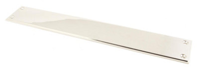 From The Anvil Polished Nickel 425mm Art Deco Fingerplate