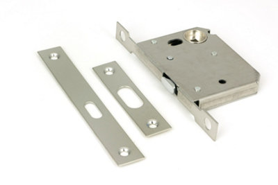 From The Anvil Polished Nickel 50mm Sliding Door Lock